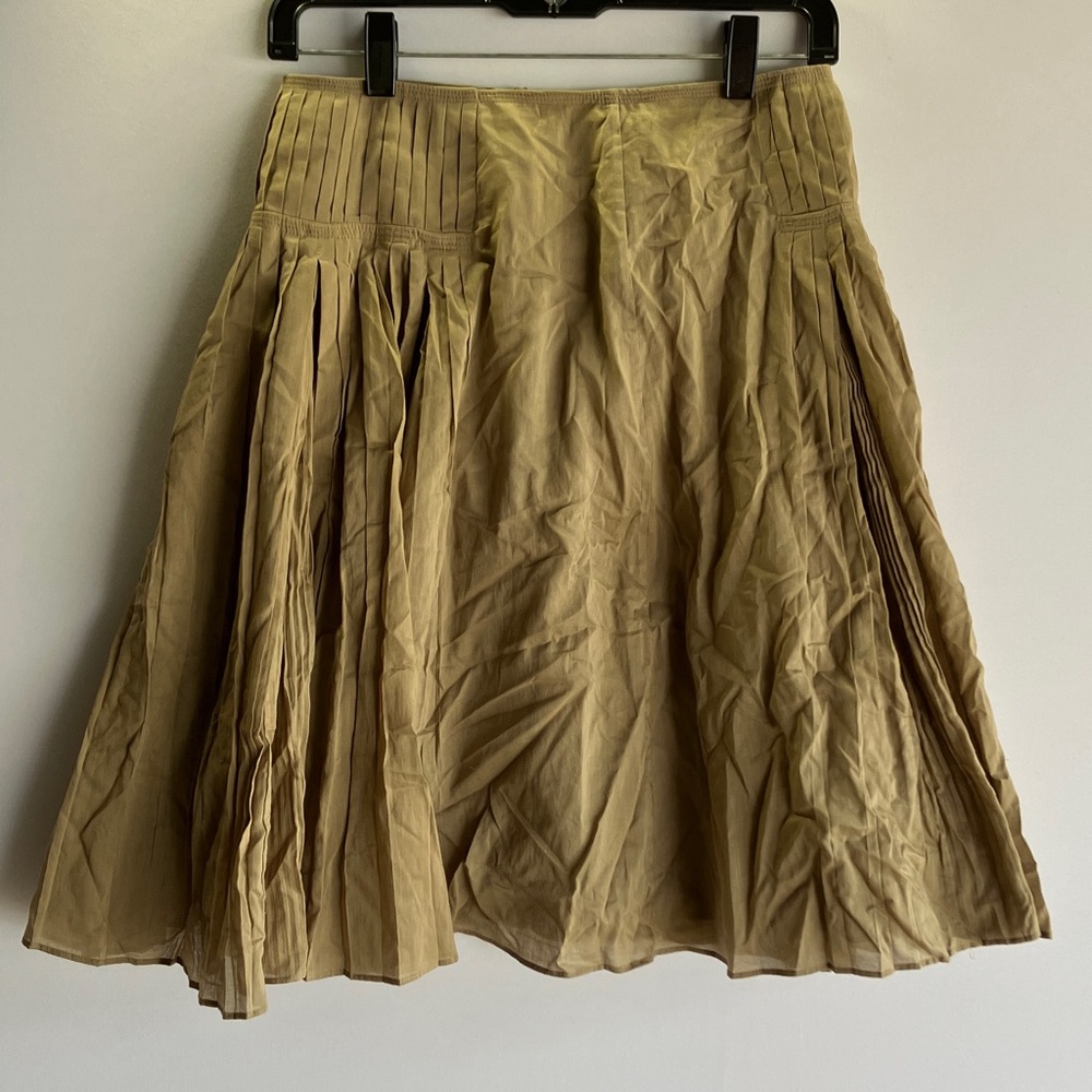 J. Crew A-Line Skirt in Olive